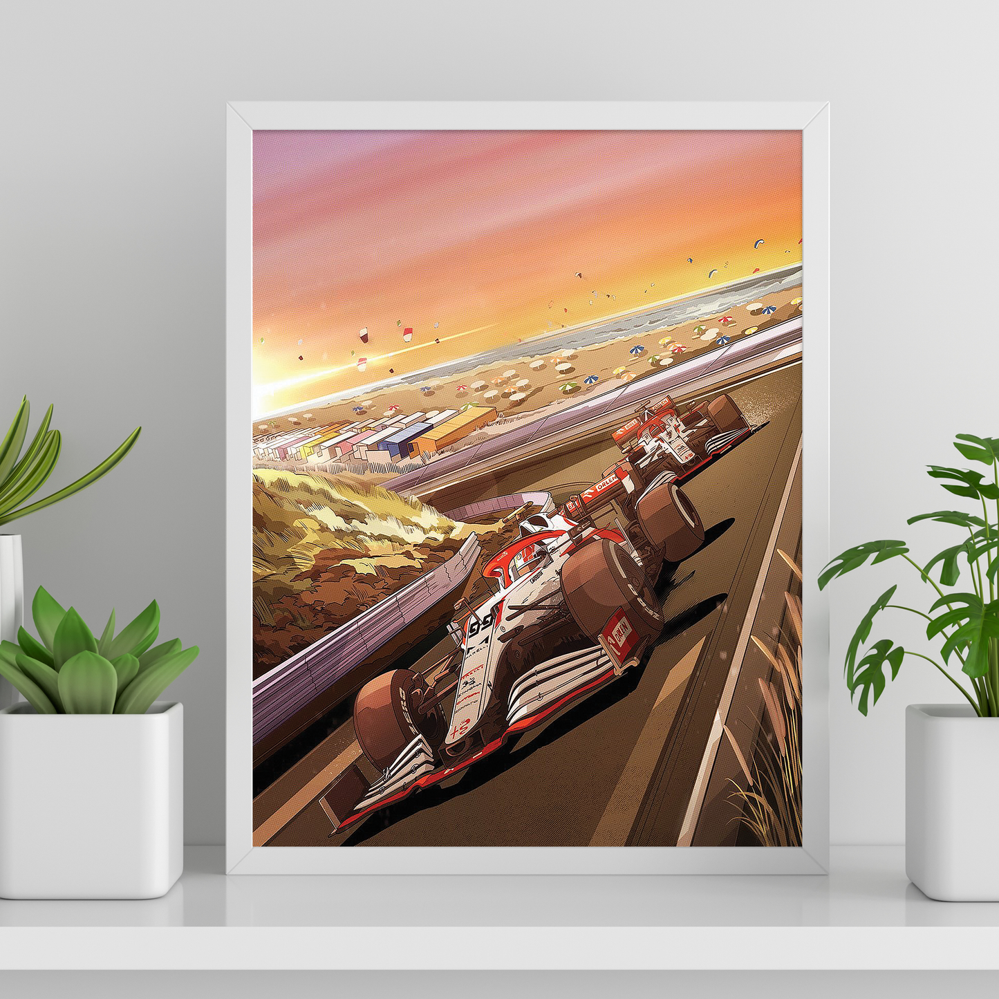 Netherlands 2021 Alfa Romeo F1 Poster
