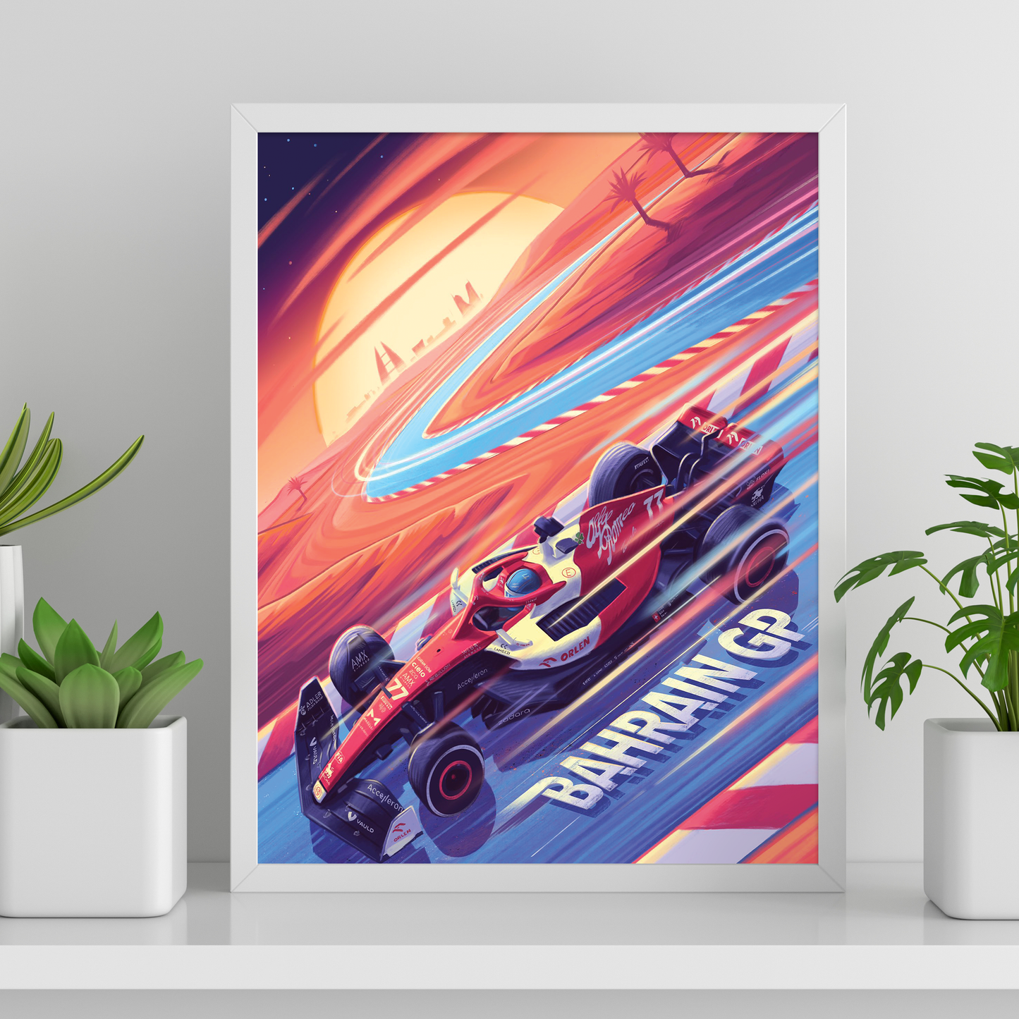 Bahrain 2022 Alfa Romeo F1 Poster image 0