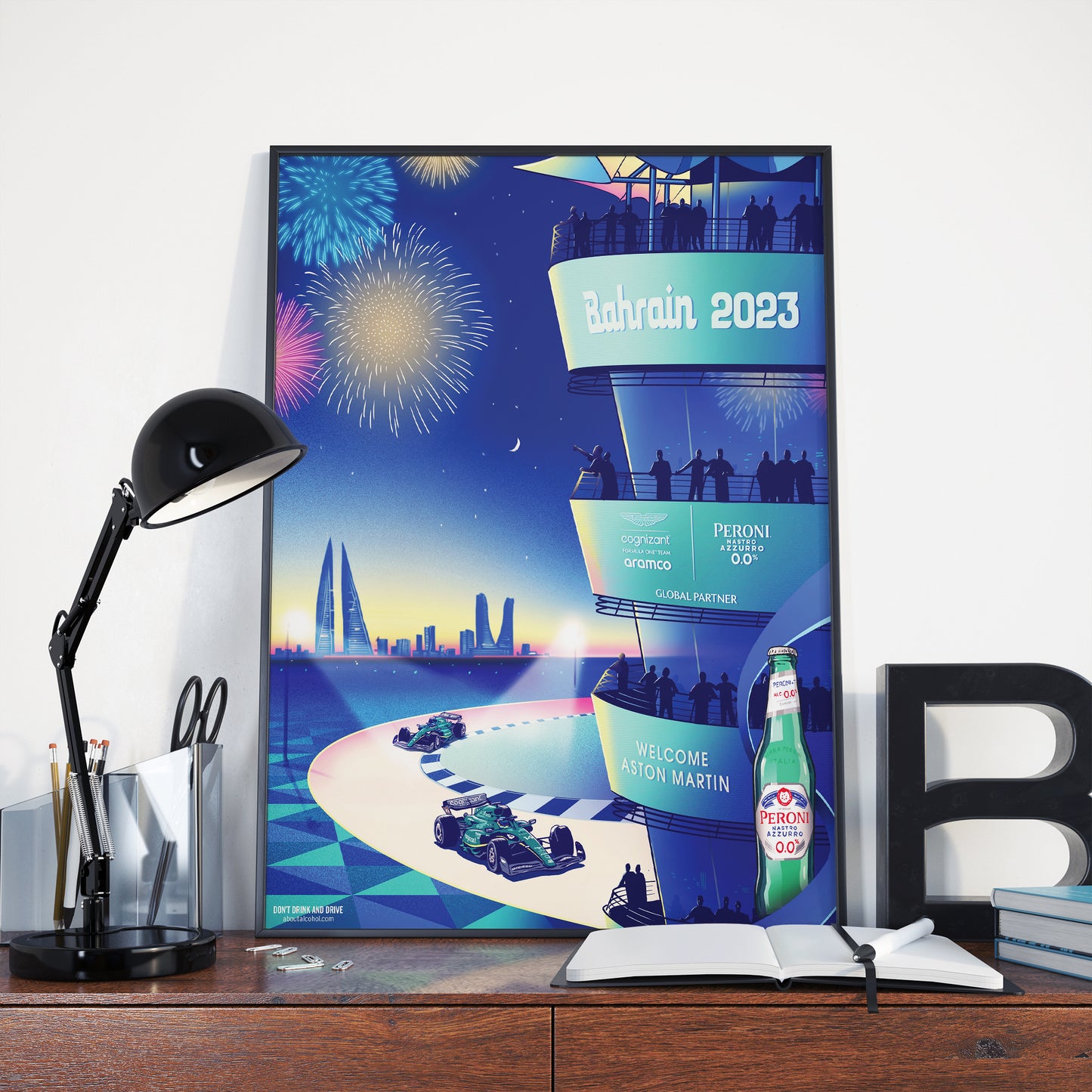 Bahrain 2023 Aston Martin F1 Poster image 0