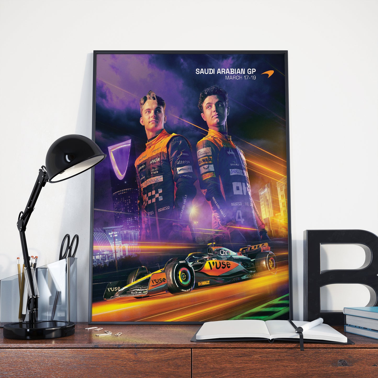 Saudi Arabia 2023 McLaren F1 Poster image 0