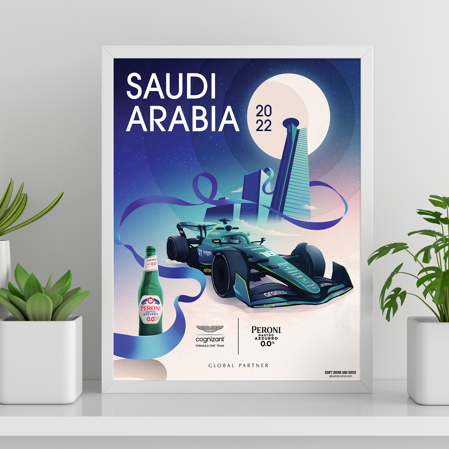 Saudi Arabia 2022 Aston Martin F1 Poster image 0