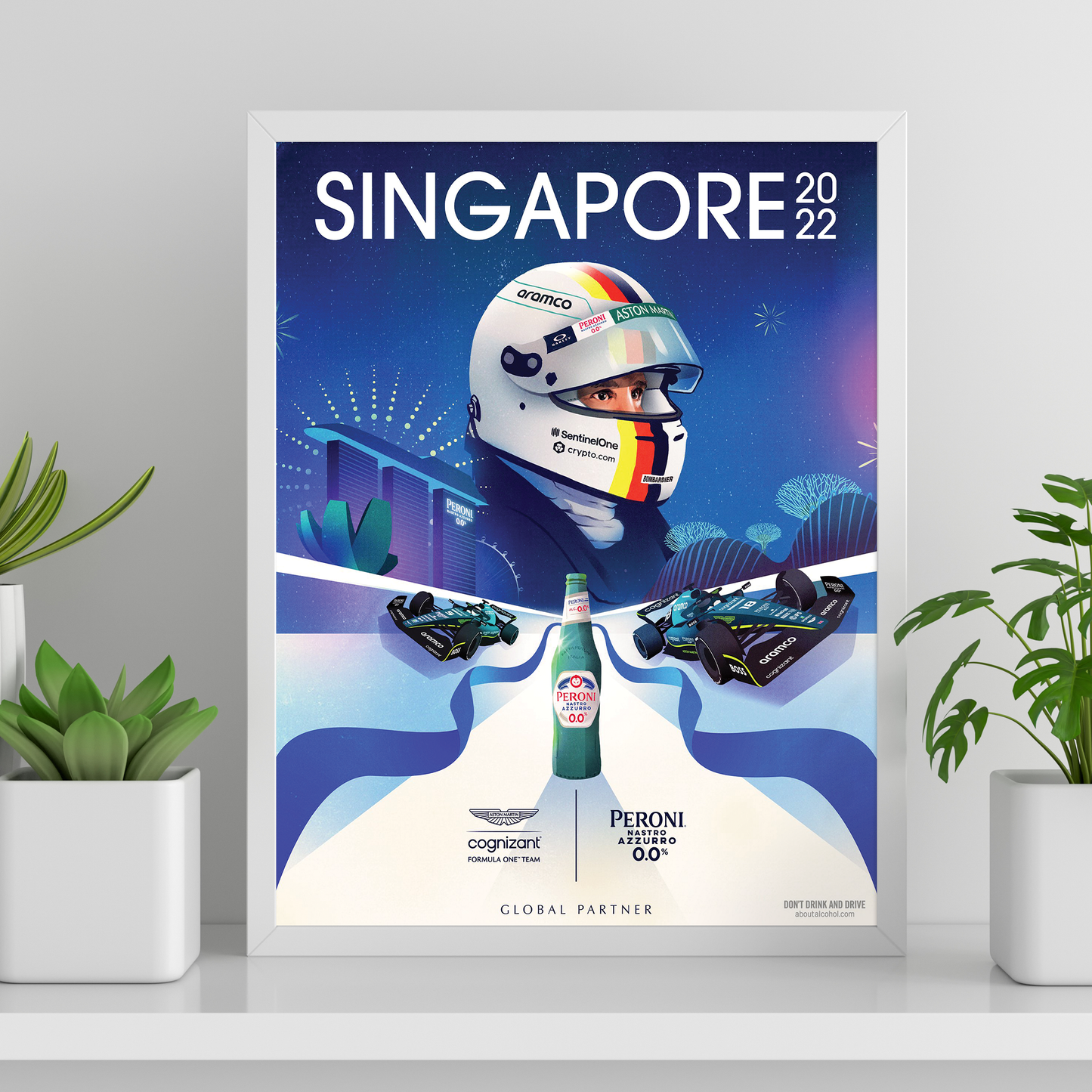 Singapore 2022 Aston Martin F1 Poster image 0