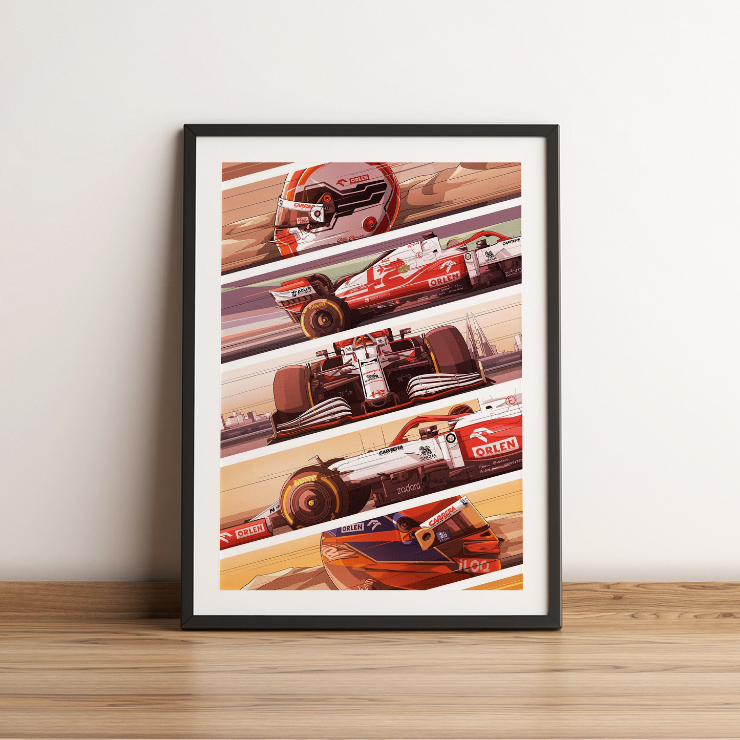 Bahrain 2021 Alfa Romeo F1 Poster image 2