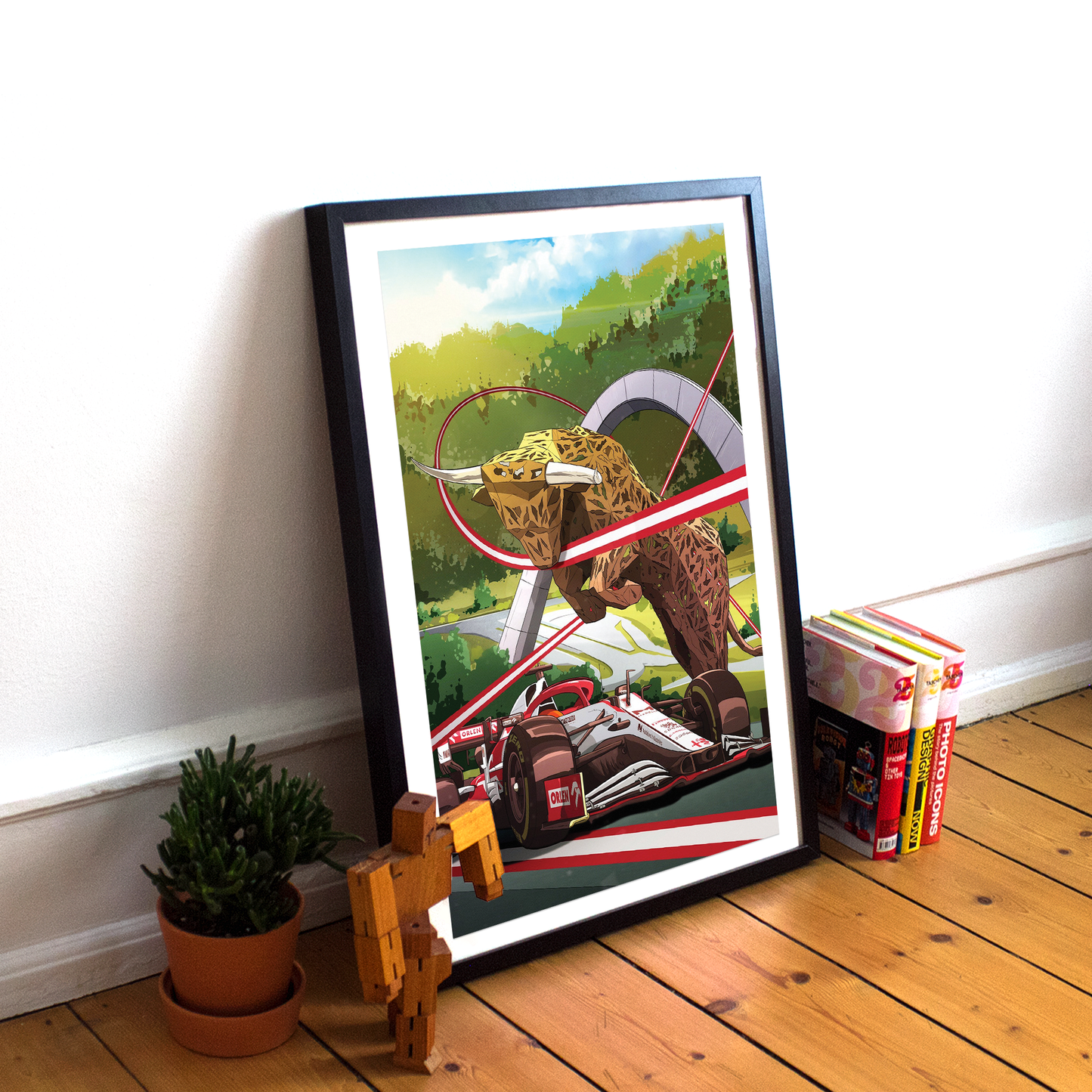Austria 2021 Alfa Romeo F1 Poster