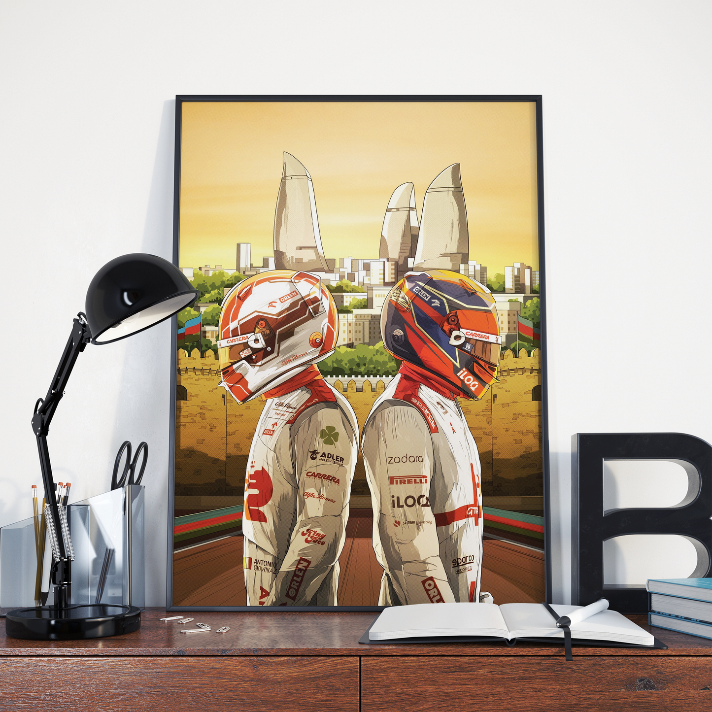 Azerbaijan 2021 Alfa Romeo F1 Poster image 0