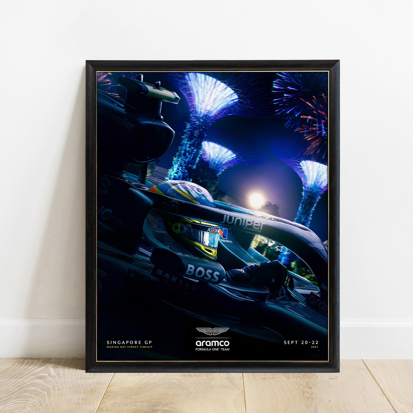 Singapore 2024 Aston Martin F1 Poster image 0
