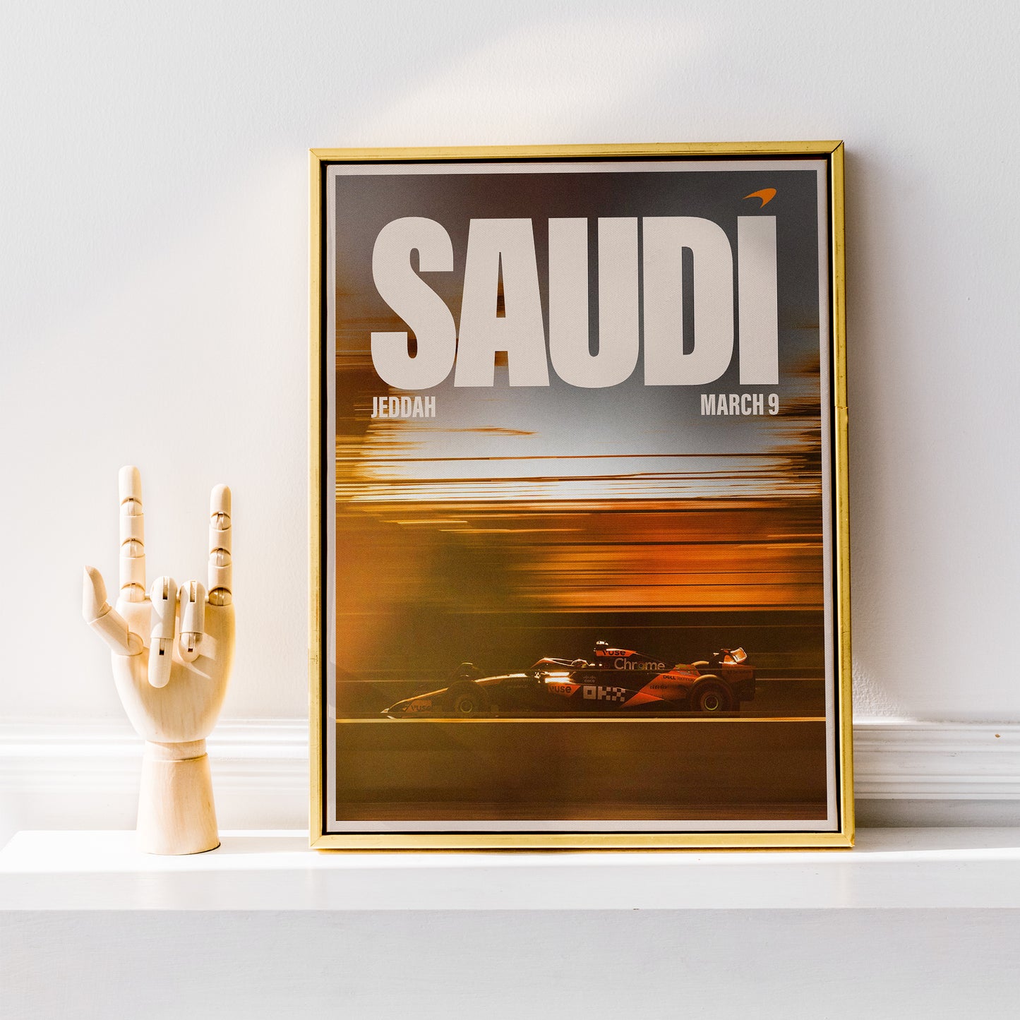 Saudi Arabia 2024 McLaren F1 Poster