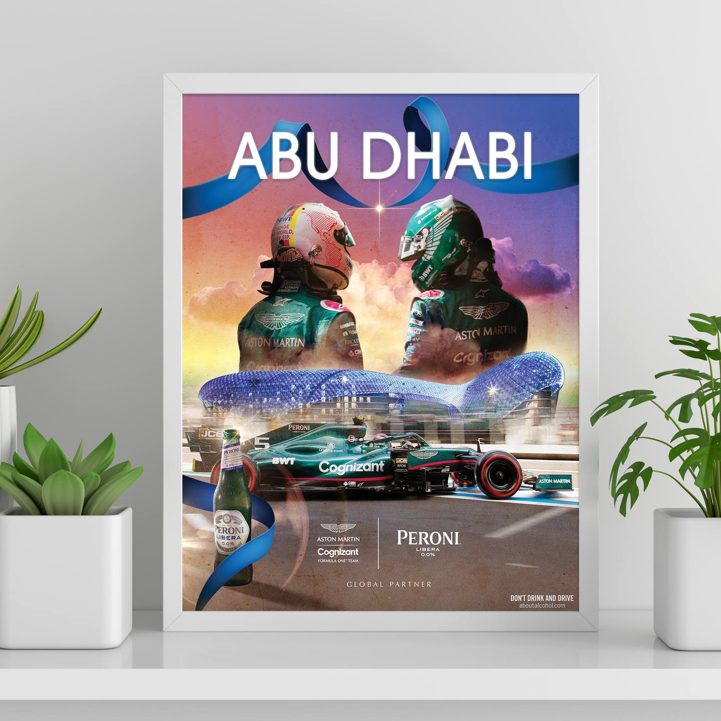 Abu Dhabi 2021 Aston Martin F1 Poster image 0