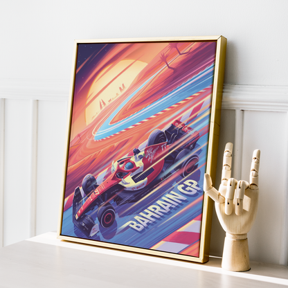 Bahrain 2022 Alfa Romeo F1 Poster
