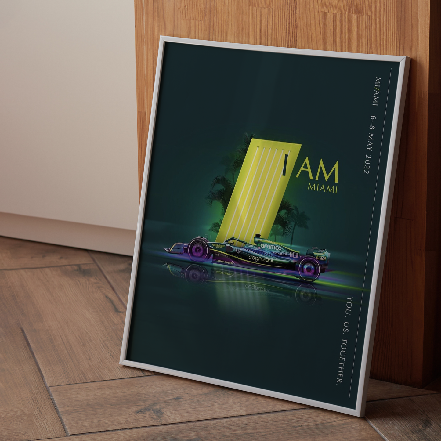 USA 2022 Aston Martin F1 Poster