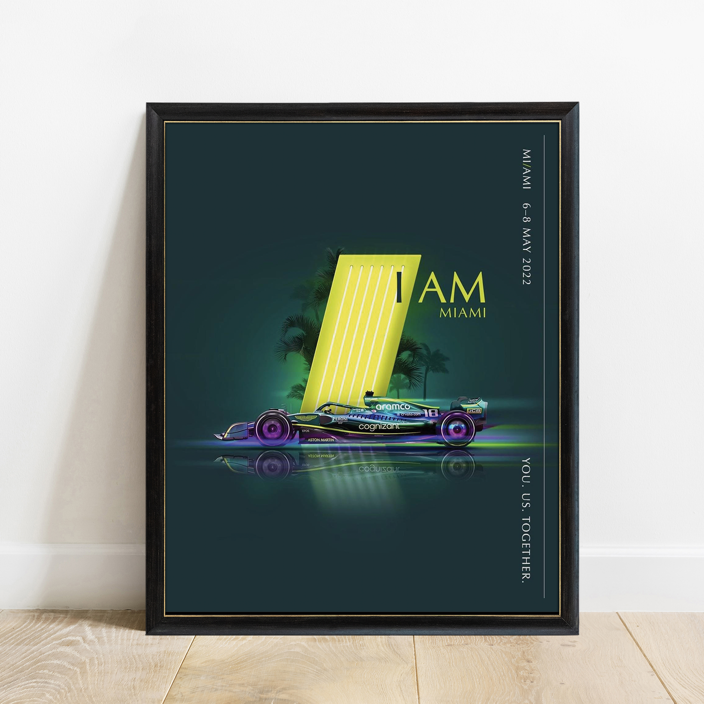 USA 2022 Aston Martin F1 Poster