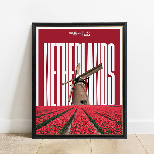 Netherlands 2022 Alfa Romeo F1 Poster