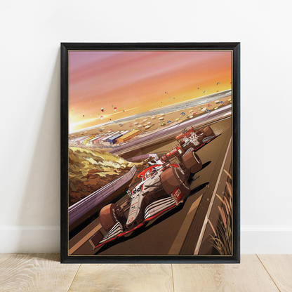 Netherlands 2021 Alfa Romeo F1 Poster