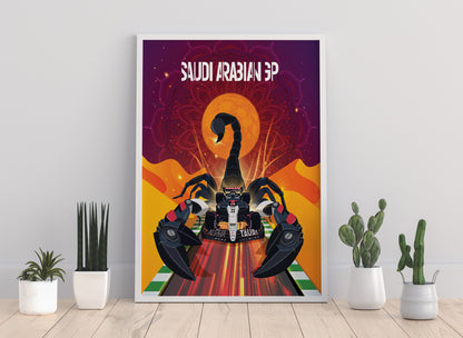 Saudi Arabia 2023 Alpha Tauri F1 Poster