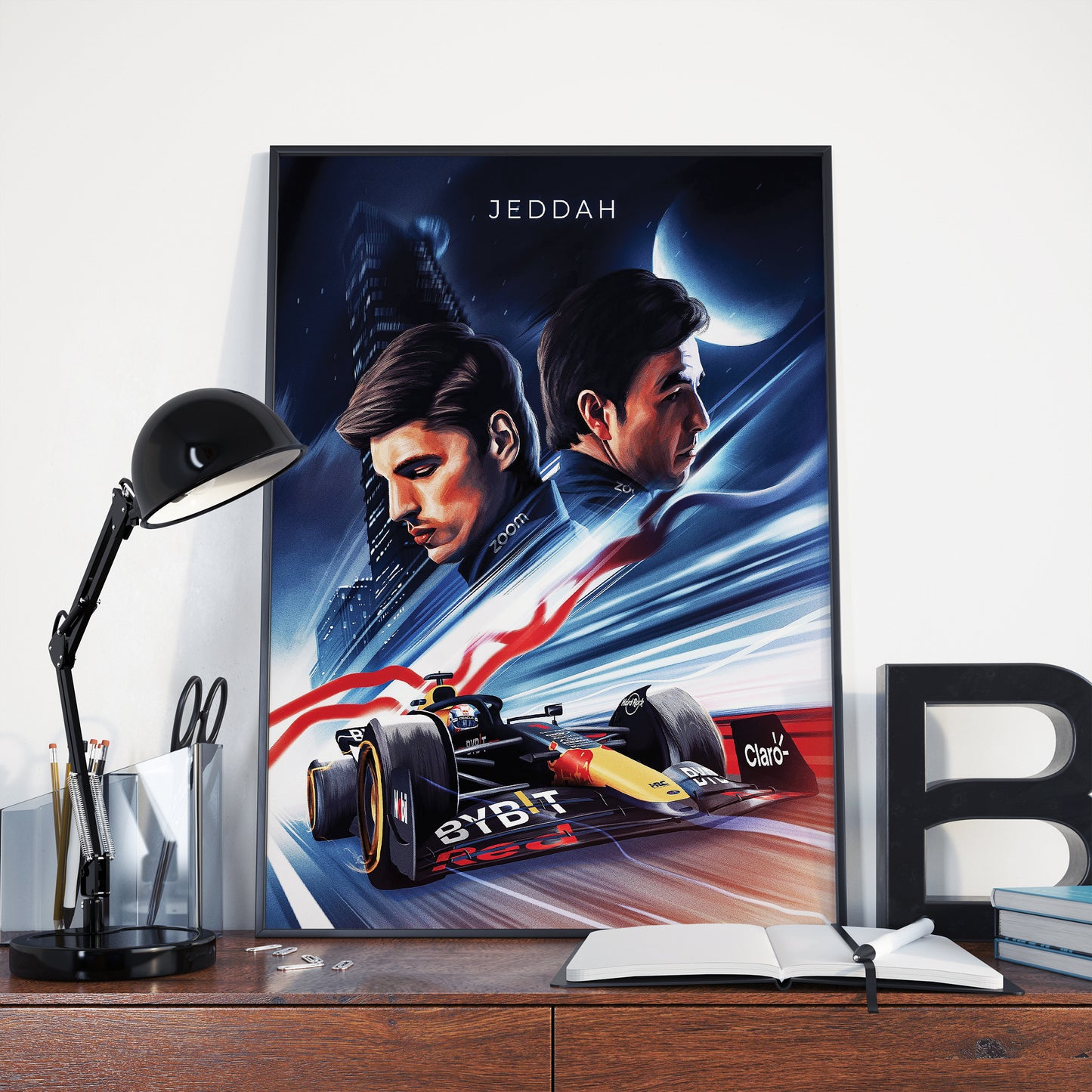 Saudi Arabia 2023 Red Bull F1 Poster