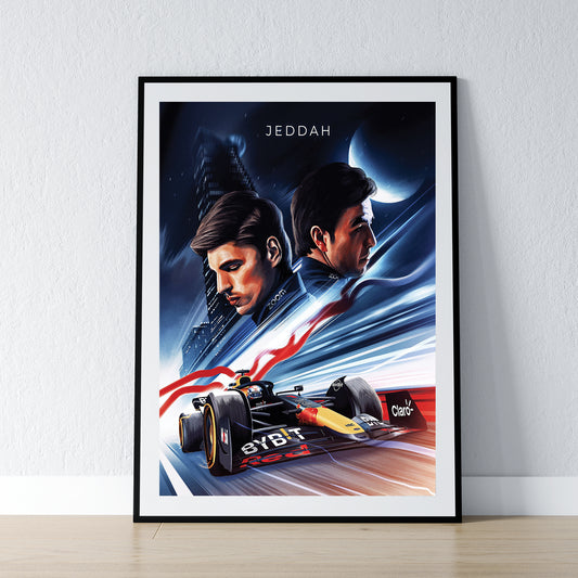 Saudi Arabia 2023 Red Bull F1 Poster