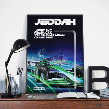Saudi Arabia GP Official 2022 F1 Poster image 0