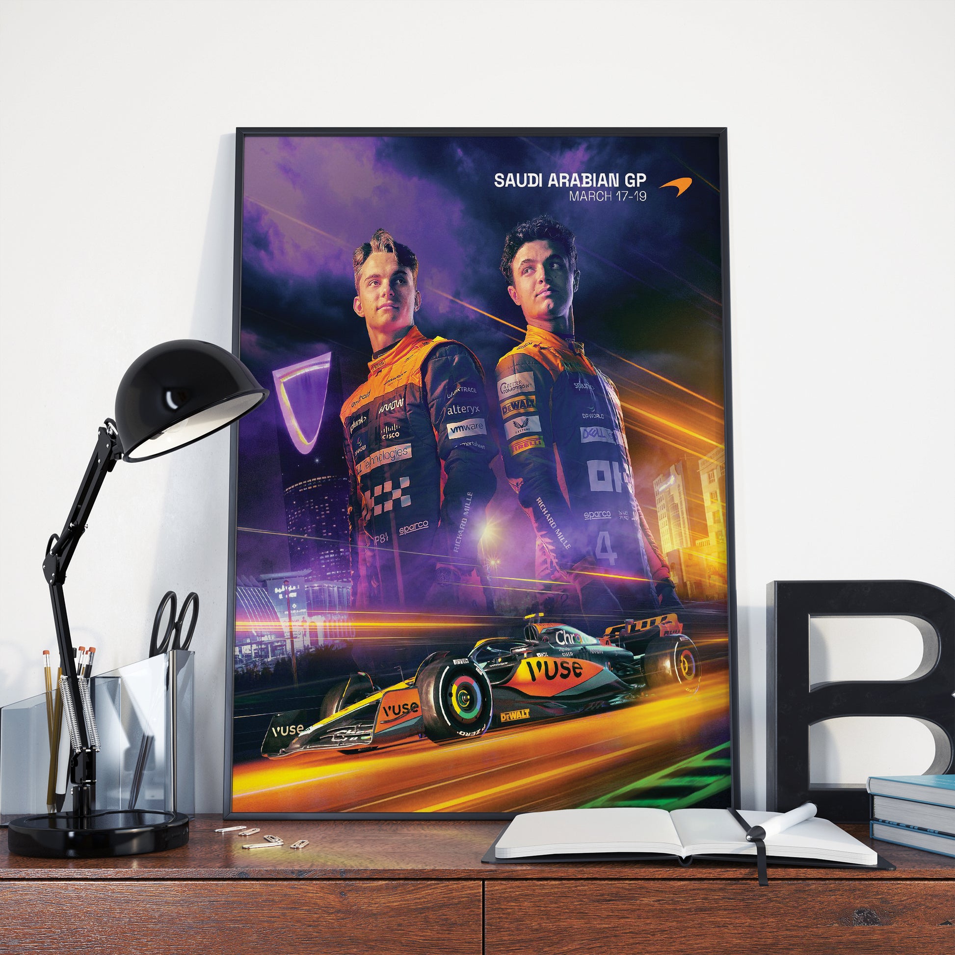 Saudi Arabia 2023 McLaren F1 Poster image 0