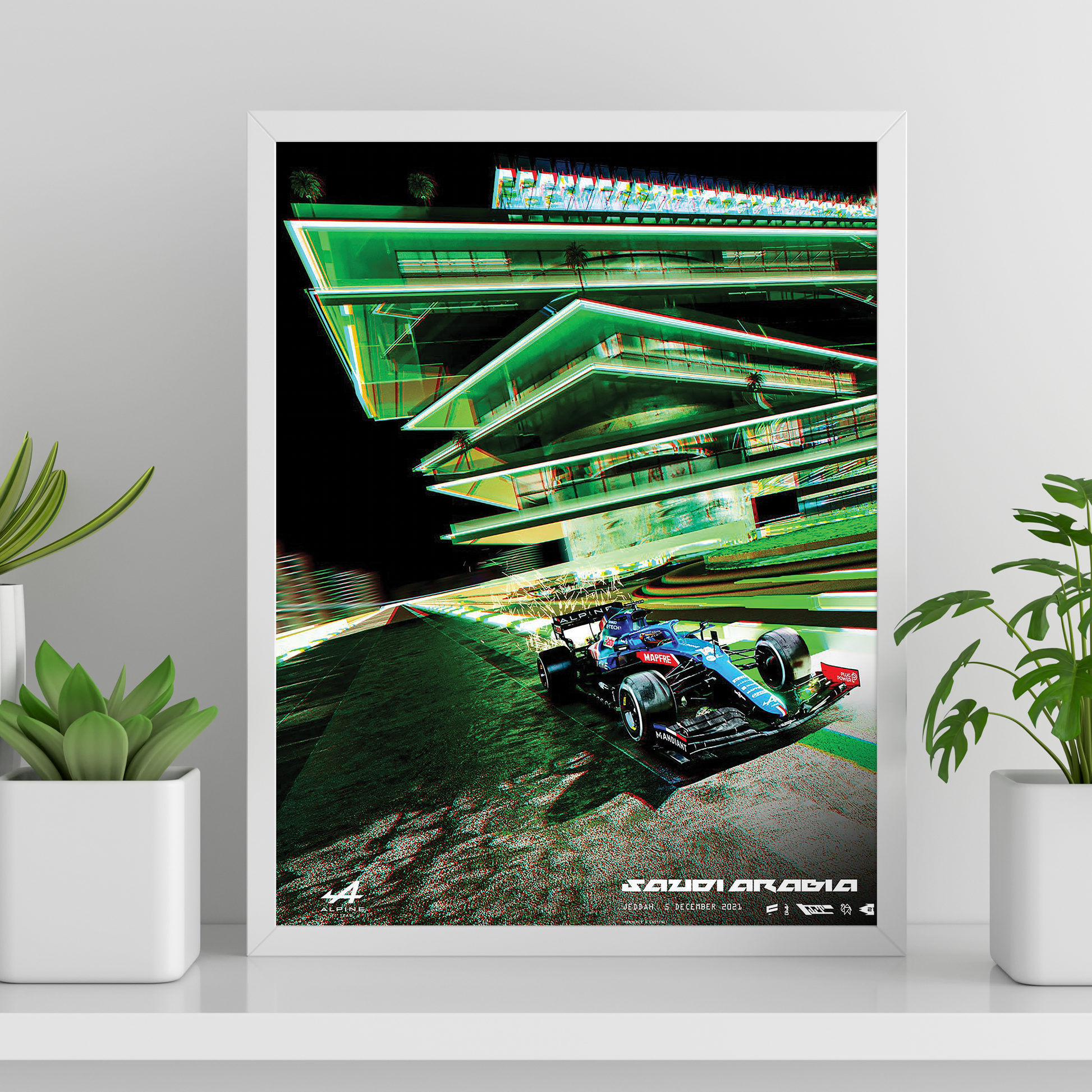 Saudi Arabia 2021 Alpine F1 Poster image 0