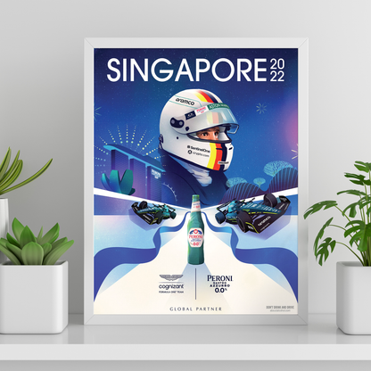 Singapore 2022 Aston Martin F1 Poster image 0