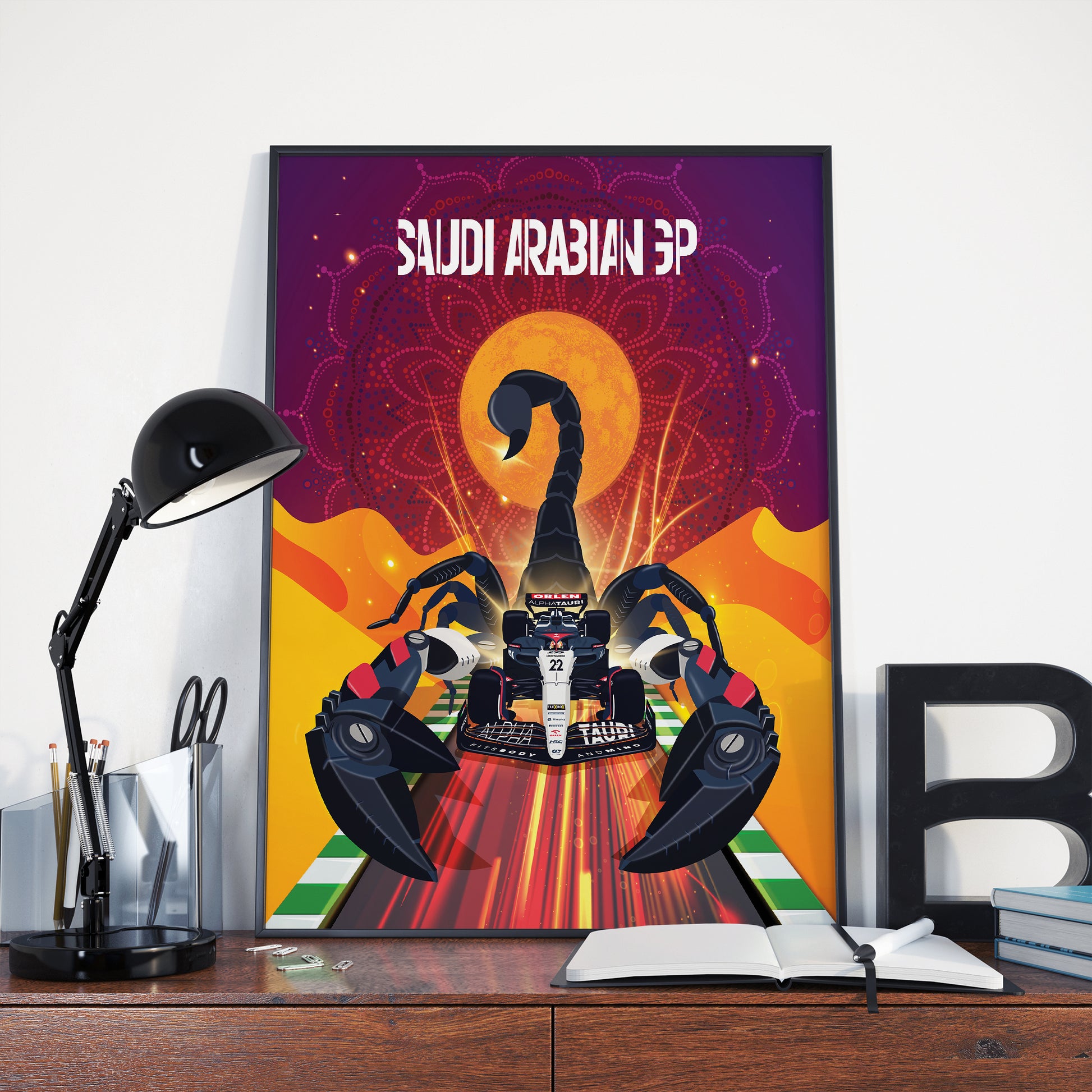 Saudi Arabia 2023 Alpha Tauri F1 Poster image 0