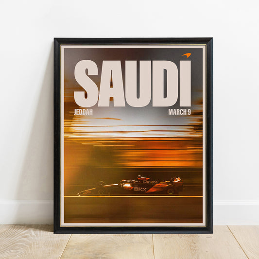 Saudi Arabia 2024 McLaren F1 Poster image 0