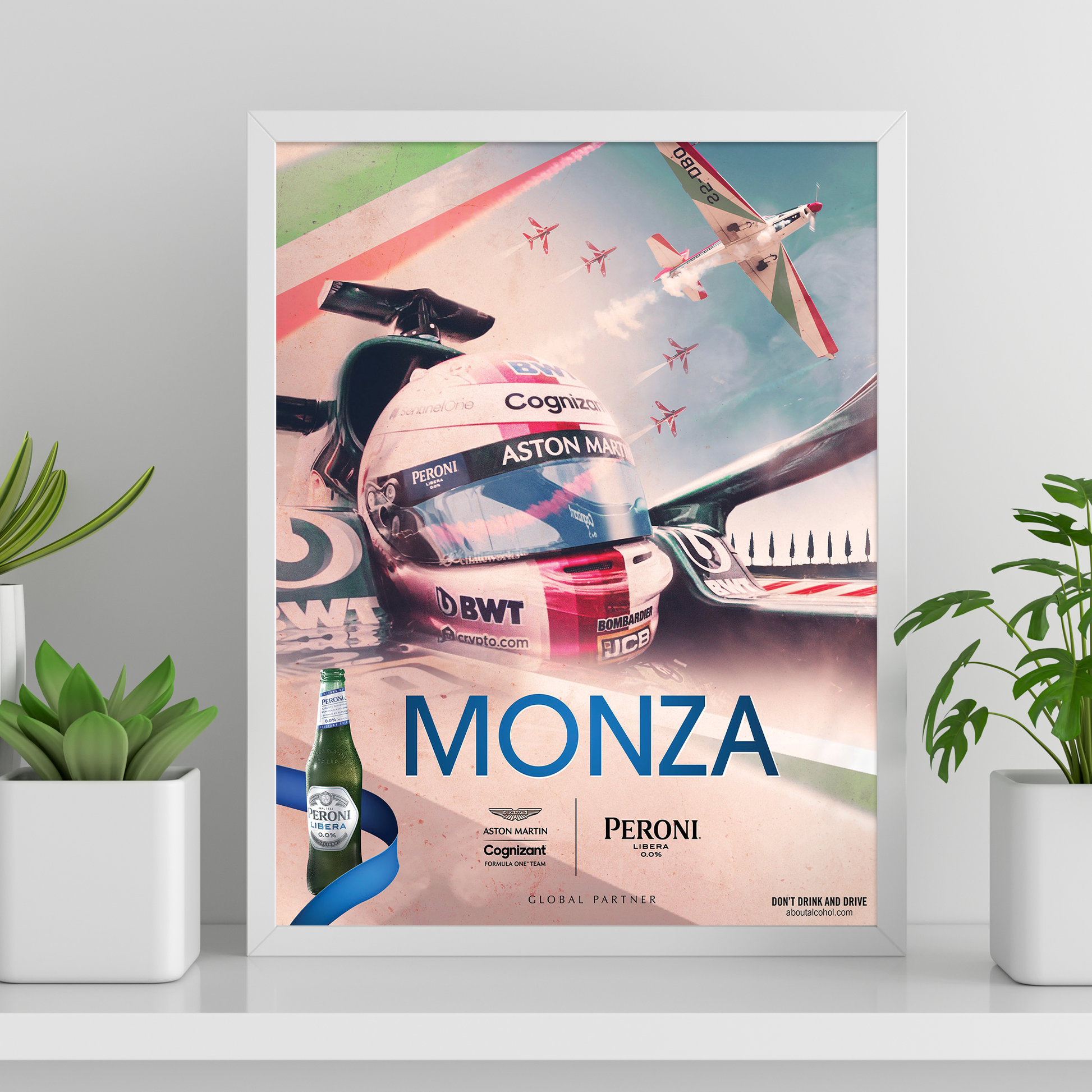 Italy 2021 Aston Martin F1 Poster image 0