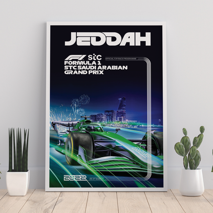 Saudi Arabia GP Official 2022 F1 Poster