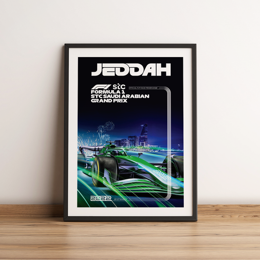 Saudi Arabia GP Official 2022 F1 Poster