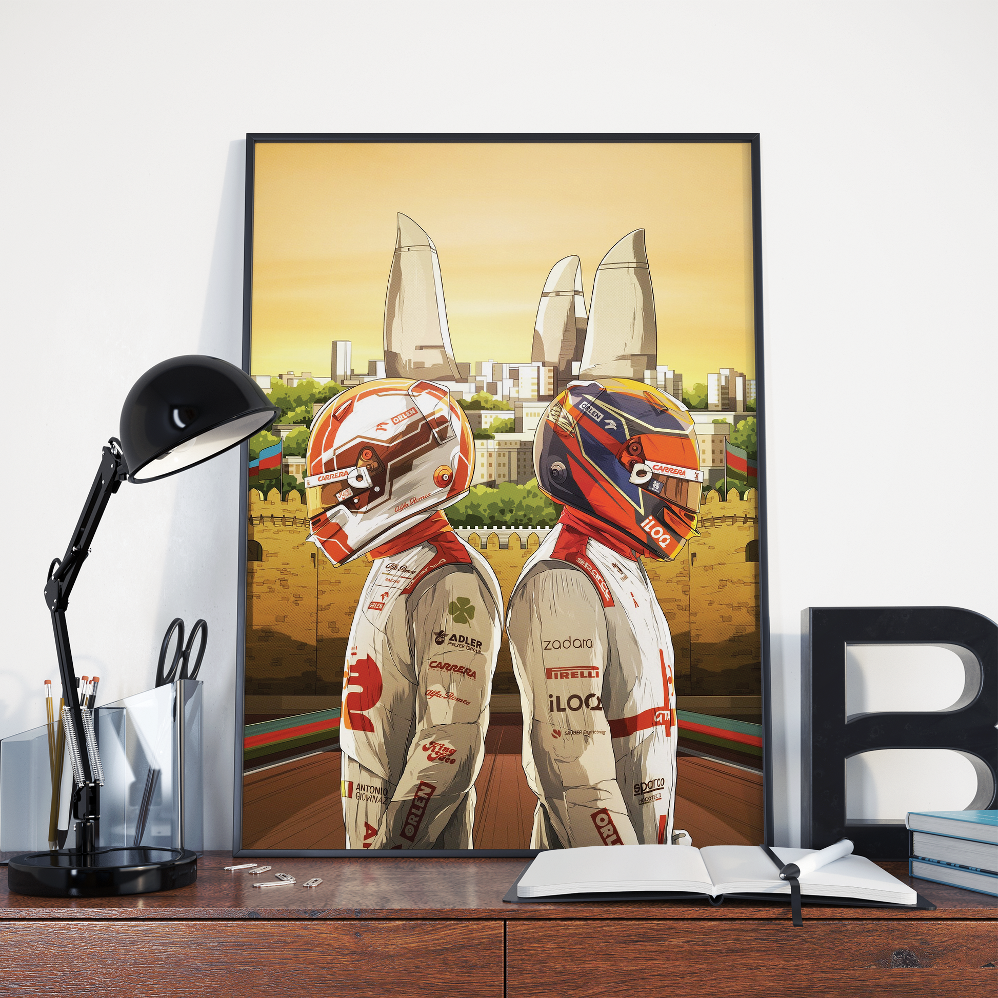 Azerbaijan 2021 Alfa Romeo F1 Poster image 0