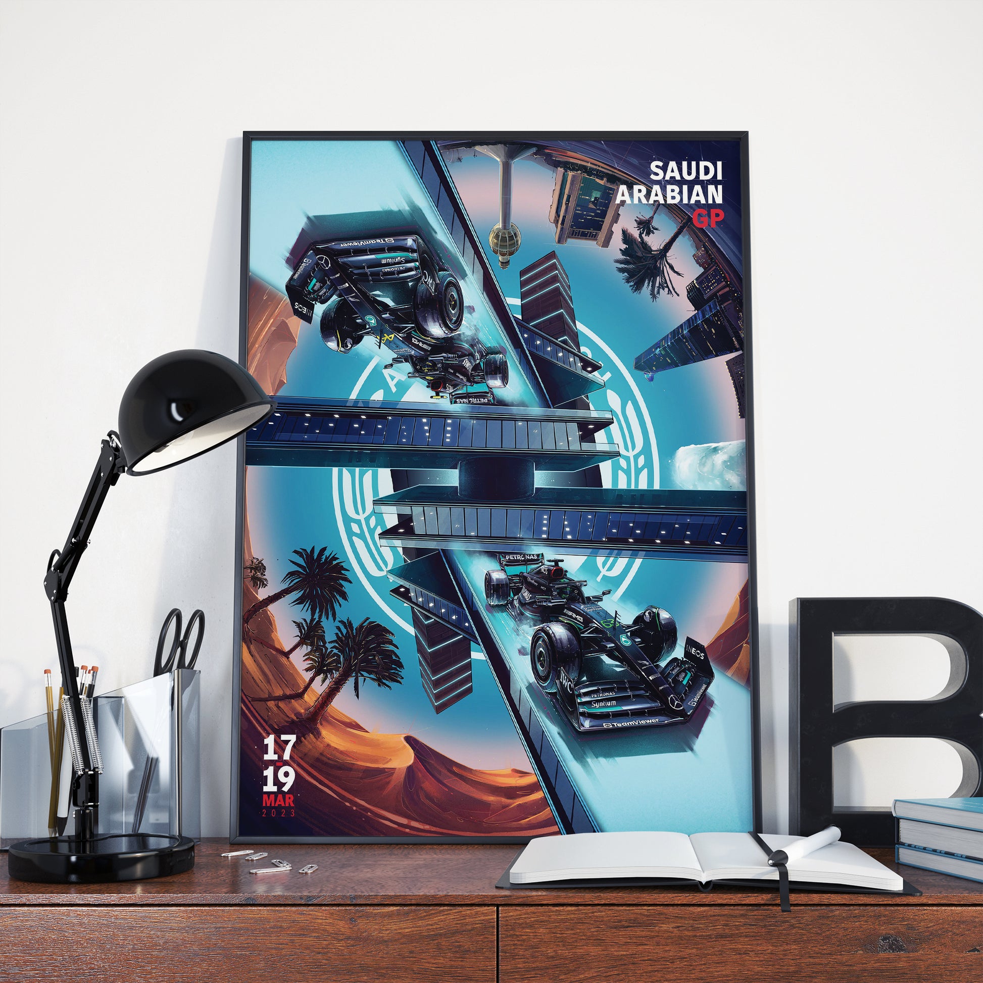 Saudi Arabia 2023 Mercedes F1 Poster image 0