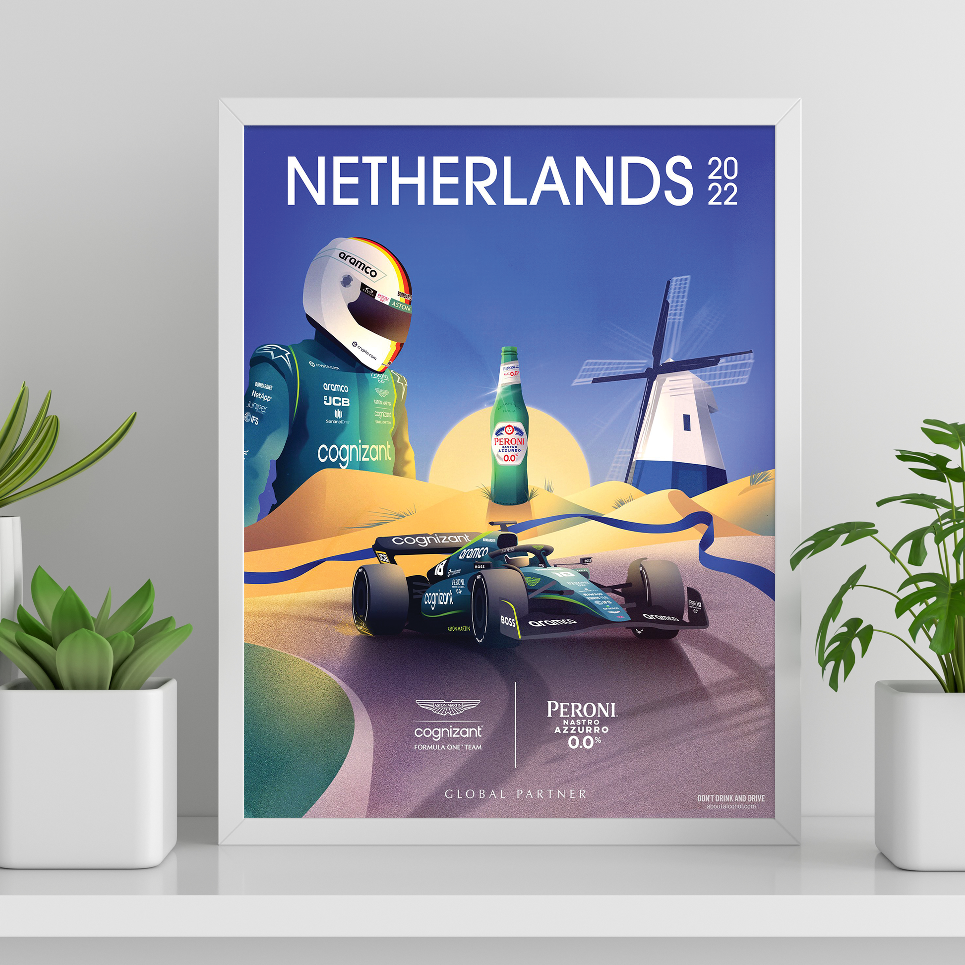 Netherlands 2022 Aston Martin F1 Poster image 0