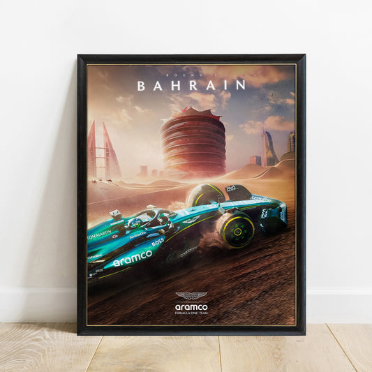Bahrain 2024 Aston Martin F1 Poster image 0