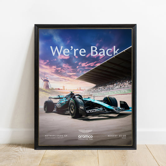 Netherlands 2024 Aston Martin F1 Poster image 0