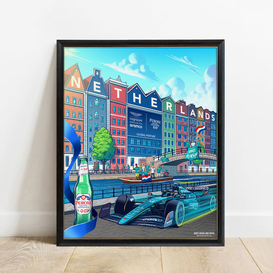 Netherlands 2023 Aston Martin F1 Poster image 0