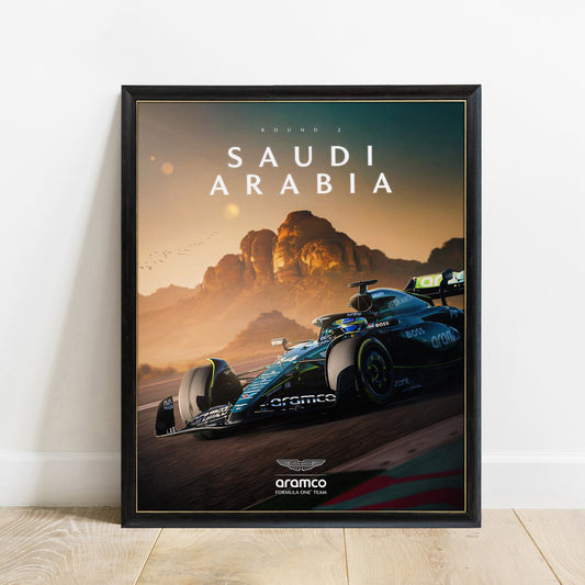 Saudi Arabia 2024 Aston Martin F1 Poster image 0